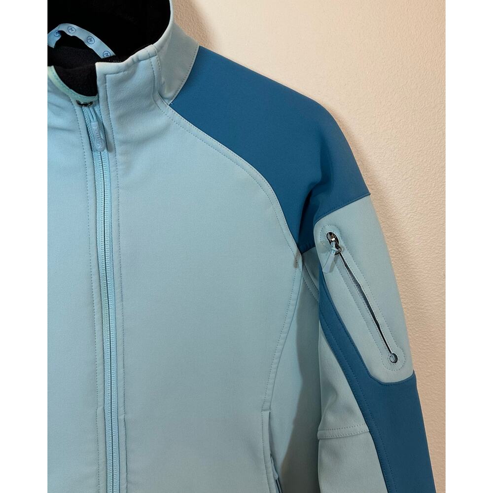 Marmot Gravity Softshell Jacket Women’s Medium Blue Gorpcore Hiking - Picture 2 of 9
